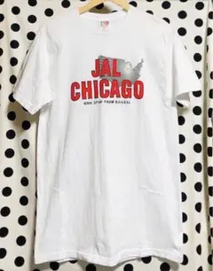 古着 90s JAL 企業Tシャツ フルーツオブザルーム M