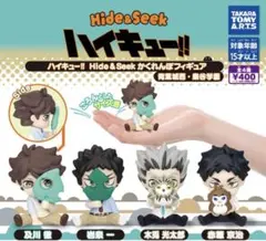 ハイキュー！！Hide＆Seek　かくれんぼフィギュア青葉城西・梟谷学園　全4種