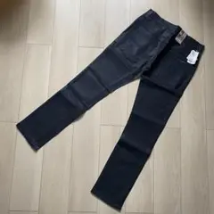 【新品】Nudie Jeans ブラック ワックスデニム32インチ