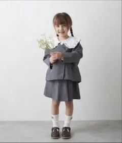 グレージャケットスカート セットアップ リジェール 卒園式 入学式