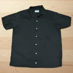 ビンテージ HILTON ボウリングシャツ 黒USA製 半袖シャツ ヒルトン