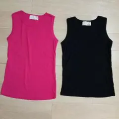☆未使用品☆SHISKY タンクトップ 2枚セット 150 ＆160のサムネイル