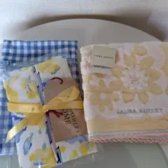 LAURA ASHLEY タオルハンカチ