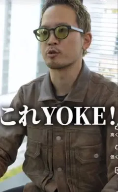 【最安値、新品未使用】YOKE Cracked Leather Jacket 2のサムネイル