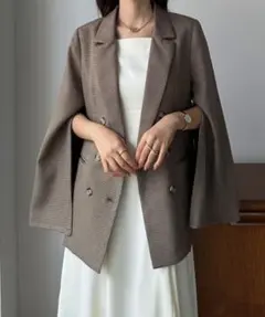 2wayスリットスリーブテーラードジャケット