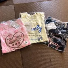 新品　Tシャツ　ハート　女の子　３枚セット