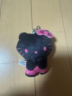 ハローキティ ぬいぐるみボールチェーン2 /ピンク＆ブラック