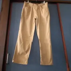 ベージュ チノパン コットン混紡