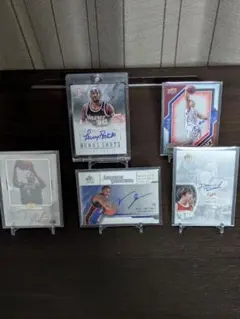 NBA サインカード5枚セット Terry Porterなど