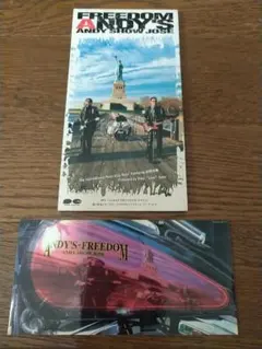 ANDY'S アンディーズ FREEDOM CD ステッカー付き