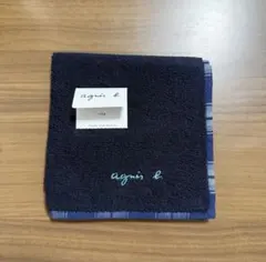 アニエスベー　agnès b. ネイビー ハンカチ　メンズ　タオル地のサムネイル