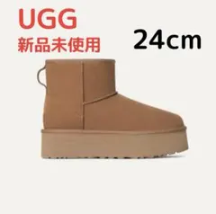 美品⭐️UGG⭐️厚底ブーツ 24cm クロ アグ UGG ブーツ ショートブーツ モクシー チェルシー