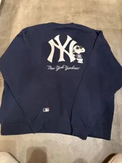 MLB × PEANUTS ビッグシルエットスウェットYANKEES Lサイズ