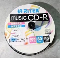 RITEK 音楽用CD-R 80分 スピンドル 19枚