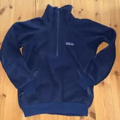 Patagonia パタゴニア フリース プルオーバー ネイビー　デカタグ