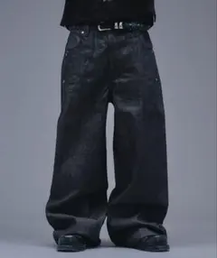 ANDER HUNK スタッズデザインリジットカーブデニム ブラック M - メルカリ