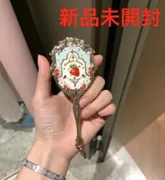 フラワーノーズ　ストロベリーロココ　いちご　苺　パープル　紫　鏡　ミラー フラワーノーズ ストロベリーロココ いちご 苺 パープル 紫 鏡 ミラー