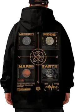 メンズ パーカー トレーナー プルオーバー スウェット　ホワイト　XL