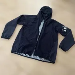 フード付き黒ナイロンジャケット ATHLETA 訳あり