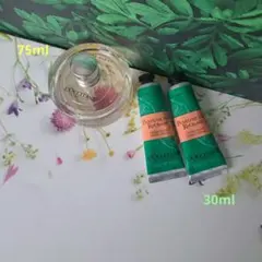 ロクシタン パンプルムース ルバーブ オードトワレ＋ハンドクリーム2本