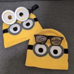 ミニオン ニット帽2点&サングラス・ゴーグルセット