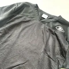 Reebok メッシュVネック シャツ ブラック ロゴ ジャージy2kのサムネイル
