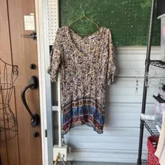№3 美品マライカチュニックシャツワンピースのサムネイル