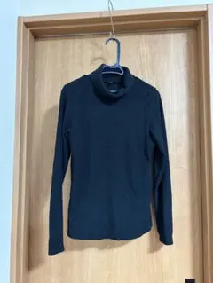 UNIQLO フリースタートルネック　M ブラック