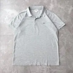【美品】90s フランス製 LACOSTE ラコステ 半袖ポロシャツ ワニロゴのサムネイル
