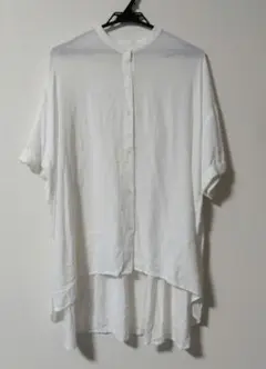 earth music＆ecology 半袖 ボタンシャツ チュニック