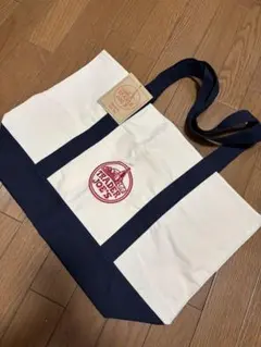 【新品タグ付】トレジョ トレーダージョーズ エコバッグ トートバッグ ネイビー