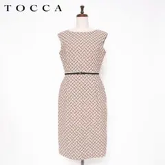 TOCCA 洗えるNASTRINOタイトドレス ベージュ サイズ4*CD1033のサムネイル
