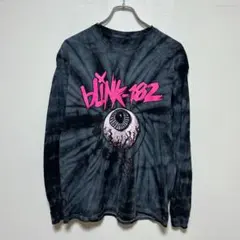 Blink-182ロングスリーブバンドTシャツ　タイダイ　グッドデザインプリント