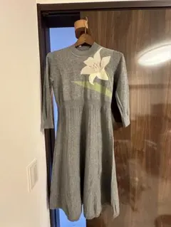 ローラアシュレイ　ニットワンピース