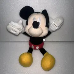 ミッキーマウス ぬいぐるみ クリップ付き　肩のせ　マスコット