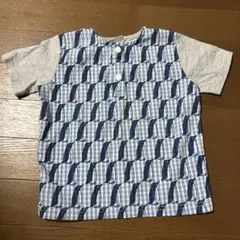 BLEU AZUR ペンギン柄 Tシャツ 95サイズ