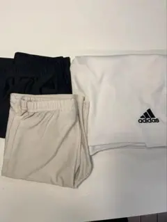 adidas キッズ サッカーパンツ 150㎝インナーパンツ140㎝3点セット