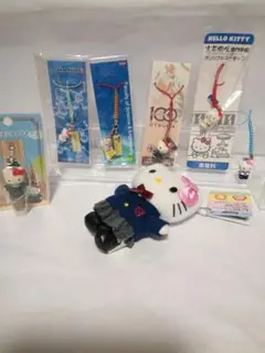 ①ハローキティ ストラップ　ご当地キティ　カナダ　メロンパン　原宿　19個　韓国 ①ハローキティ ストラップ ご当地キティ カナダ メロンパン