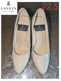 LANVIN COLLECTION エナメルパンプス ベージュのサムネイル