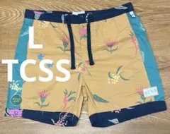 TCSS ボタニカル柄 ショートパンツ ハーフパンツ　Lのサムネイル