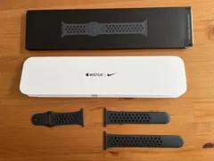 純正　Apple Watch用 44mm ブラック　スポーツバンド　NIKE
