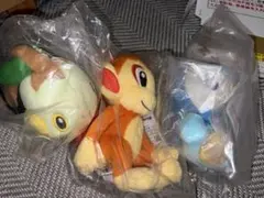 ポケモン ぬいぐるみ 3種セット ナエトル ヒノアラシ ゼニガメ - メルカリ