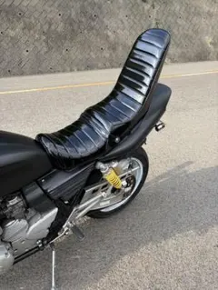 3段シートxjr400 ヤマハ XJR400 前期 4HM KingRoad88 ロングシート エナメル レッド