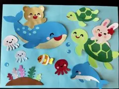 壁面飾り　夏　海の生き物　7月8月9月　保育園　幼稚園のサムネイル