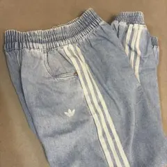 adidas デニム ジョガーパンツ 3ストライプのサムネイル
