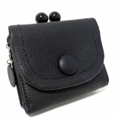 極美品✨JILL STUART ルナティ 三つ折り財布 がま口 ブラック レザーのサムネイル