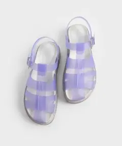 CHARLES & KEITH　トランスルーセント ケージドサンダルのサムネイル