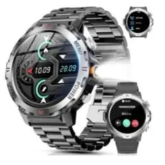 スマートウォッチ【2025年革新モデル】2種バンド付　大画面　大きい　防水