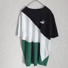 プーマ カラーブロック Tシャツ M