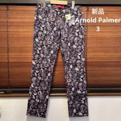 新品　アーノルドパーマー　L 花柄　パンツ　長　ズボン